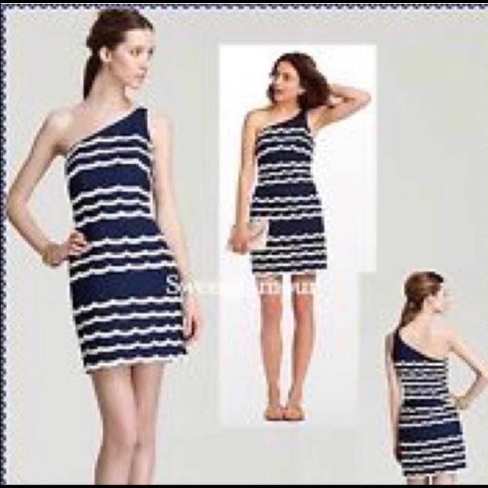 Lilly Pulitzer 00 one shoulder dress